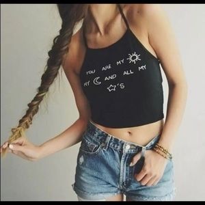 5/$25 Open Back Crop Top